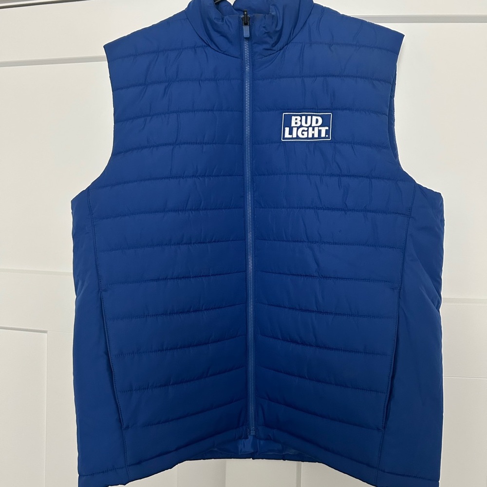 Lands' End Blue Puffer Vest